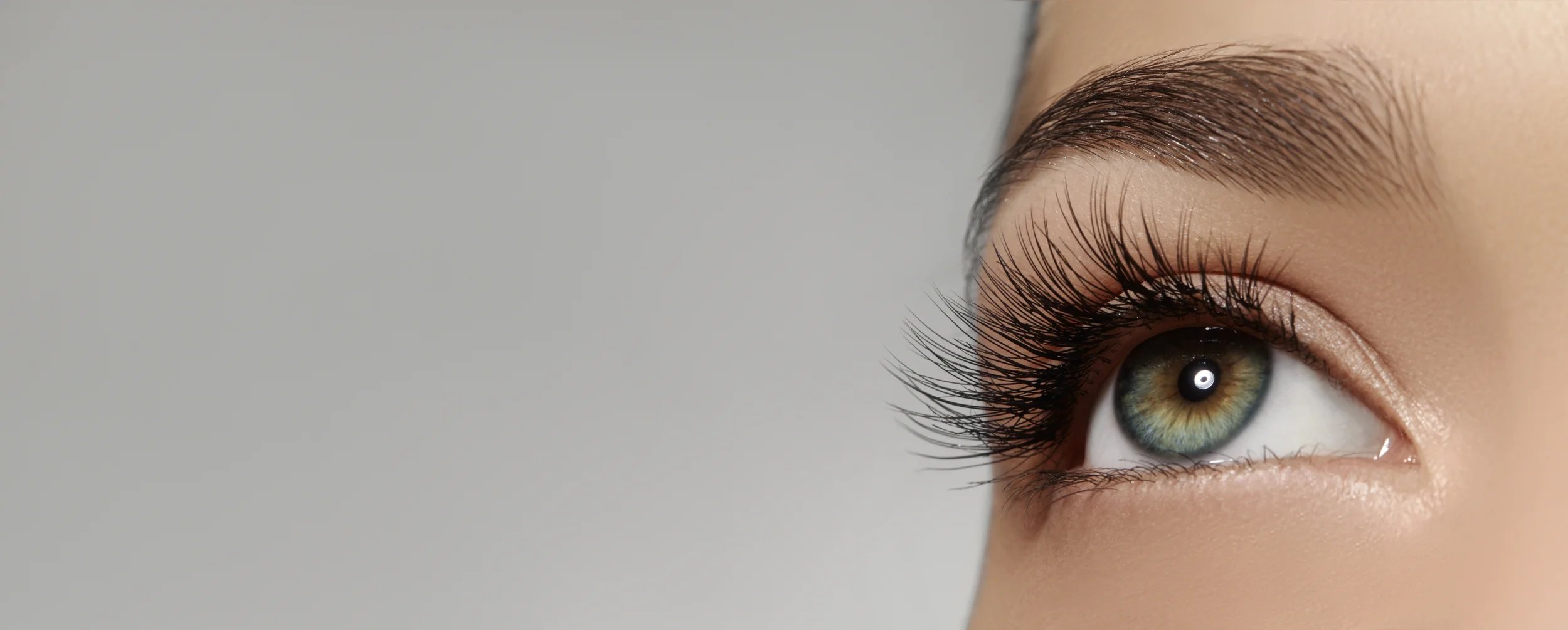 Wimpernverlängerung Nahaufnahme
