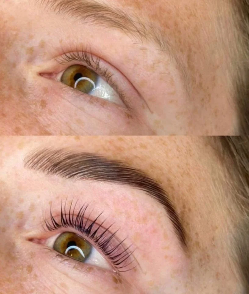 OH BROW Studio Brow Bar Behandlung vorher/nachher
