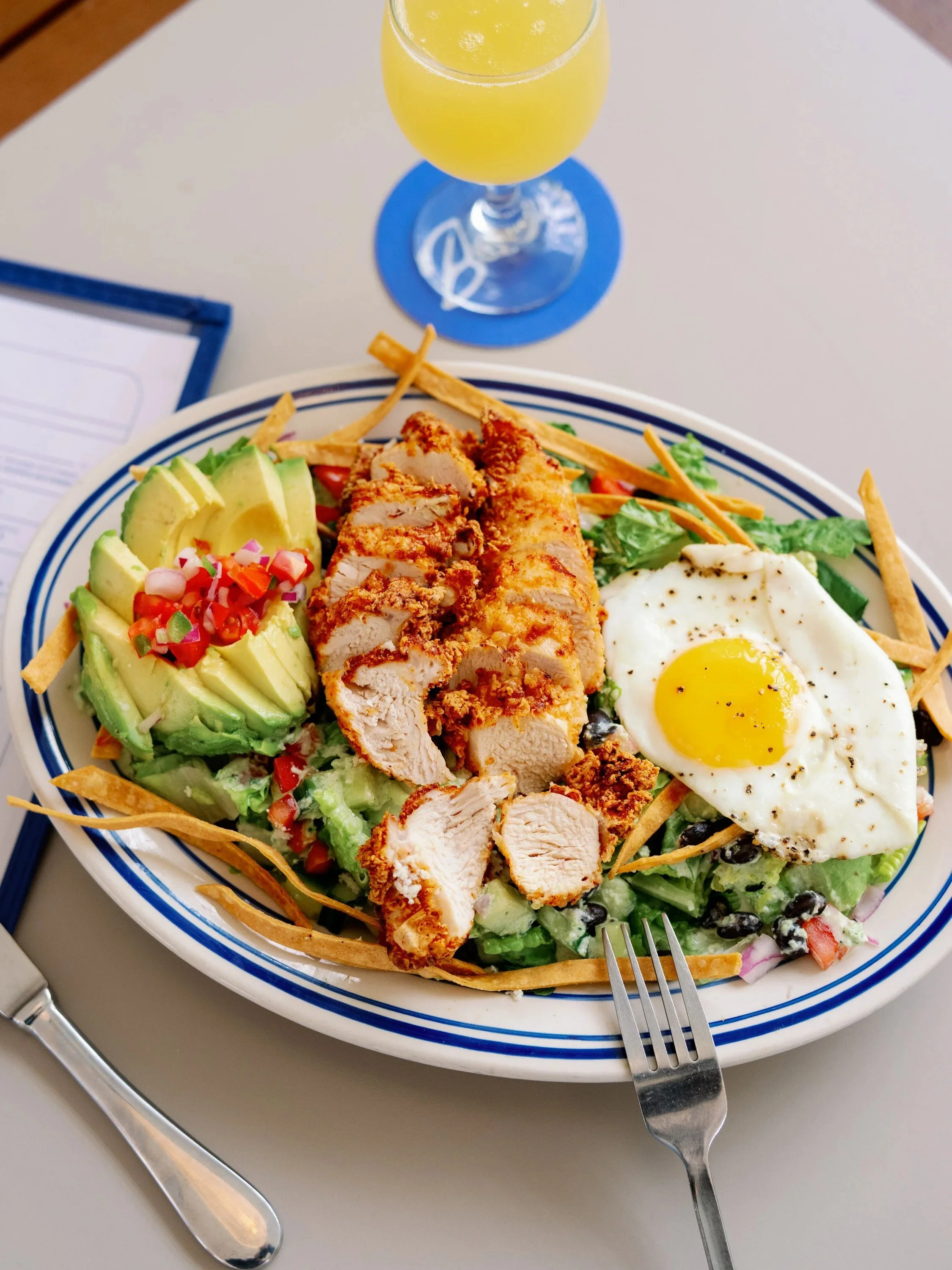 Diner Chop Salad w/ Fried Chicken