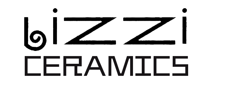 Logo for Bizzli Ceramics in black text with stylized font on a white background.