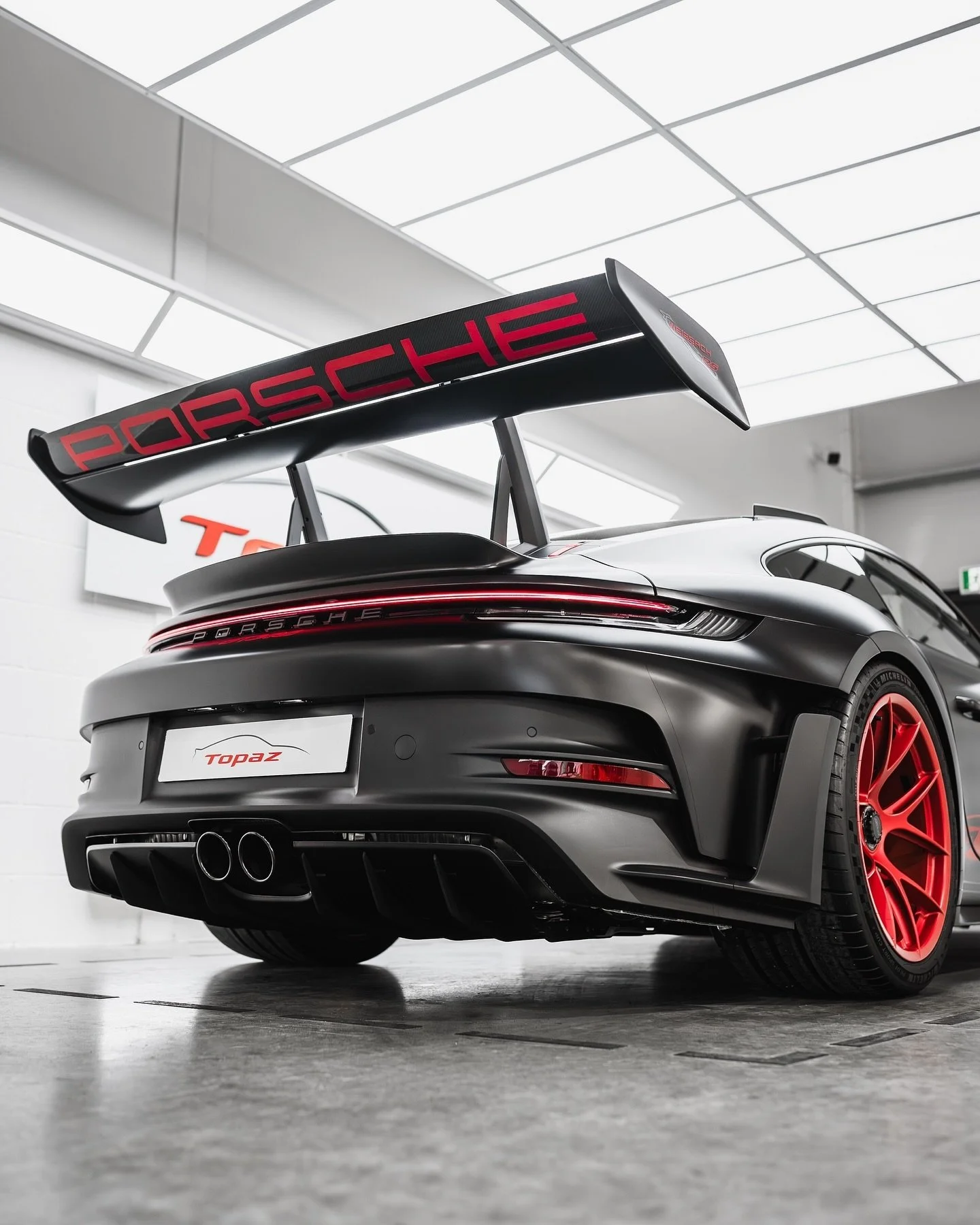 Satin Black GT3 RS shot at @topazsouthampton 

@topazsouthampton 
@topazdetailing 

#gt3 #gt4 #gt4rs #gt3rs #targa4s #911 #911gt3 #porsche #michelin #topazdetailing #supercar #ppf #porscheclub #race #track #sony #fe35 #sigmart #sigma35mmart #35mm