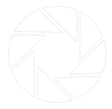 A circular camera shutter logo with the letters 'J'M' in the center.