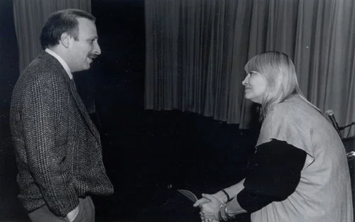 Mary Travers
During an interview, Golden made a few requests for the upcoming concert. Mary Travers was impressed that the writer knew some of her less, well-known songs. However, Ms. Travers was not impressed enough to sing any of them at her perfor