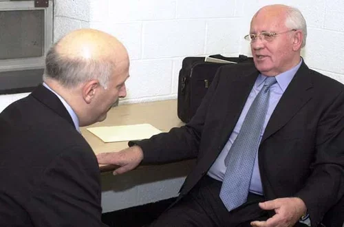 Mikhail Gorbachev
Golden interviewed former Soviet leader Mikhail Gorbachev for his most recently completed book, O Powerful Western Star , a history of the Cold War.