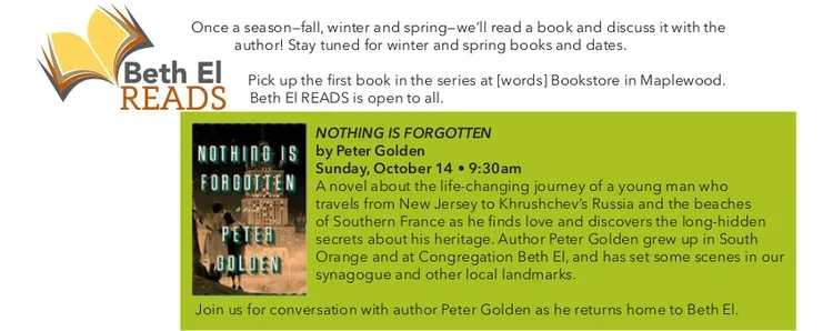Book Club at Beth El