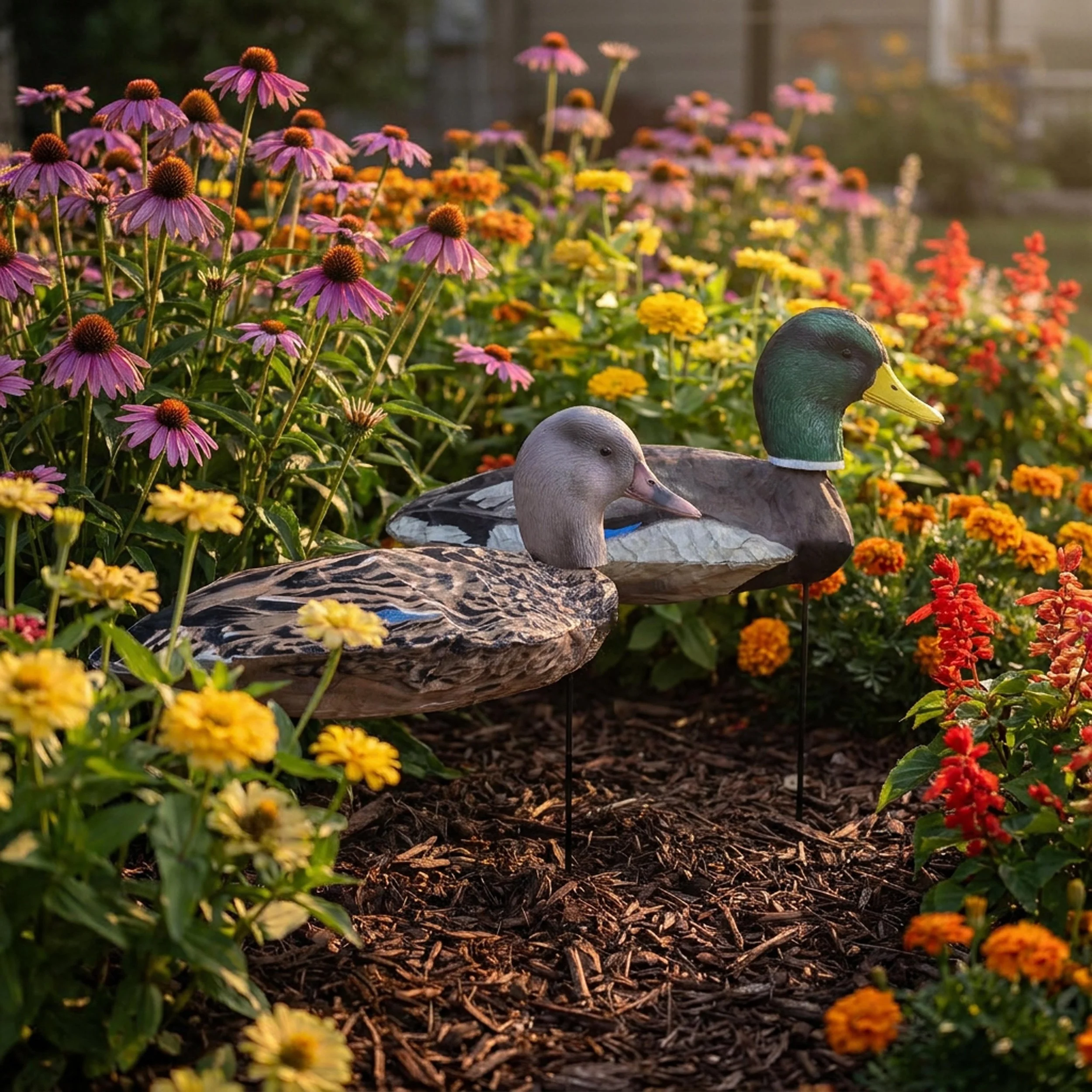 Mallard Pair Pond_purple daisy.jpg