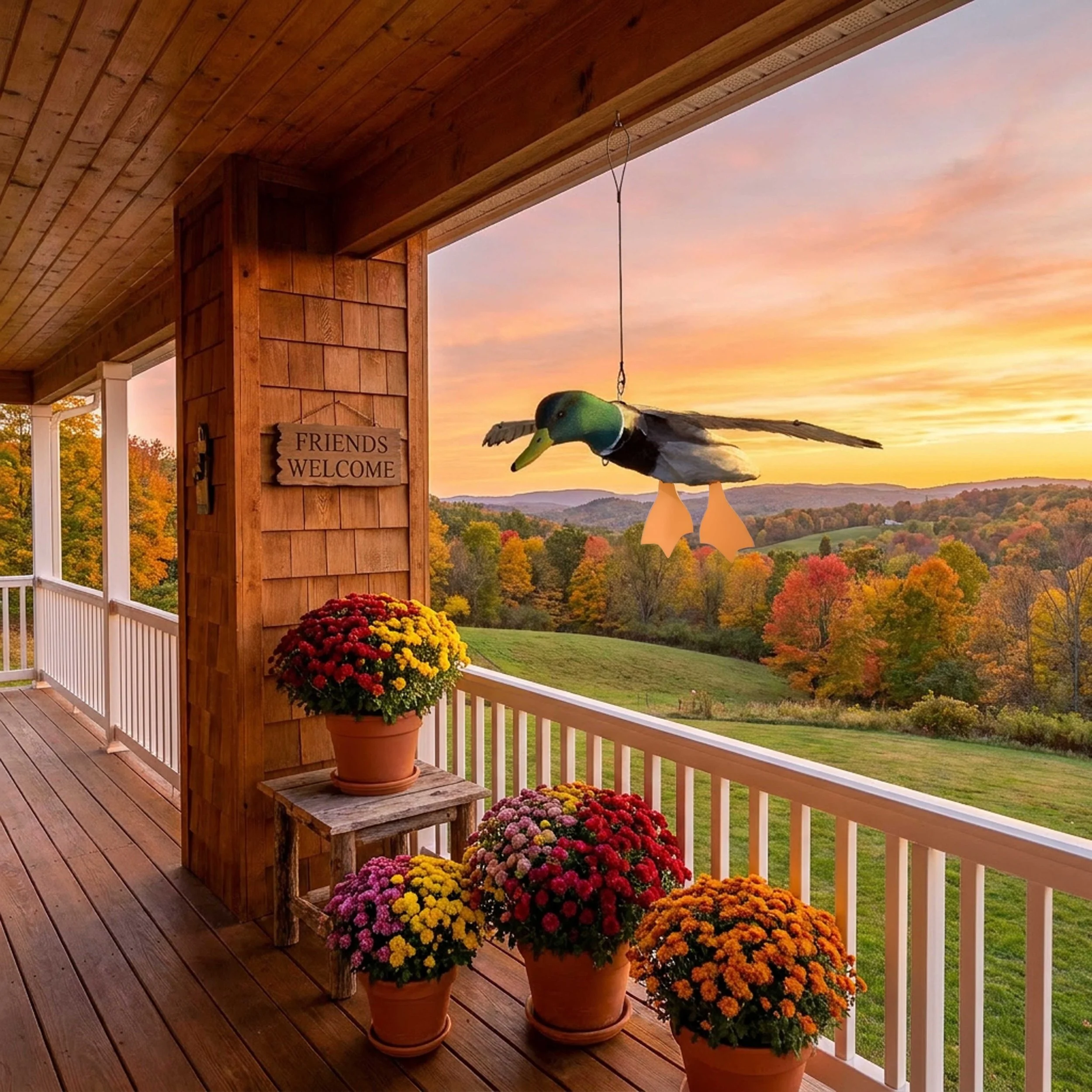 Drake Mallard Flying Decoy_welcome friends.jpg