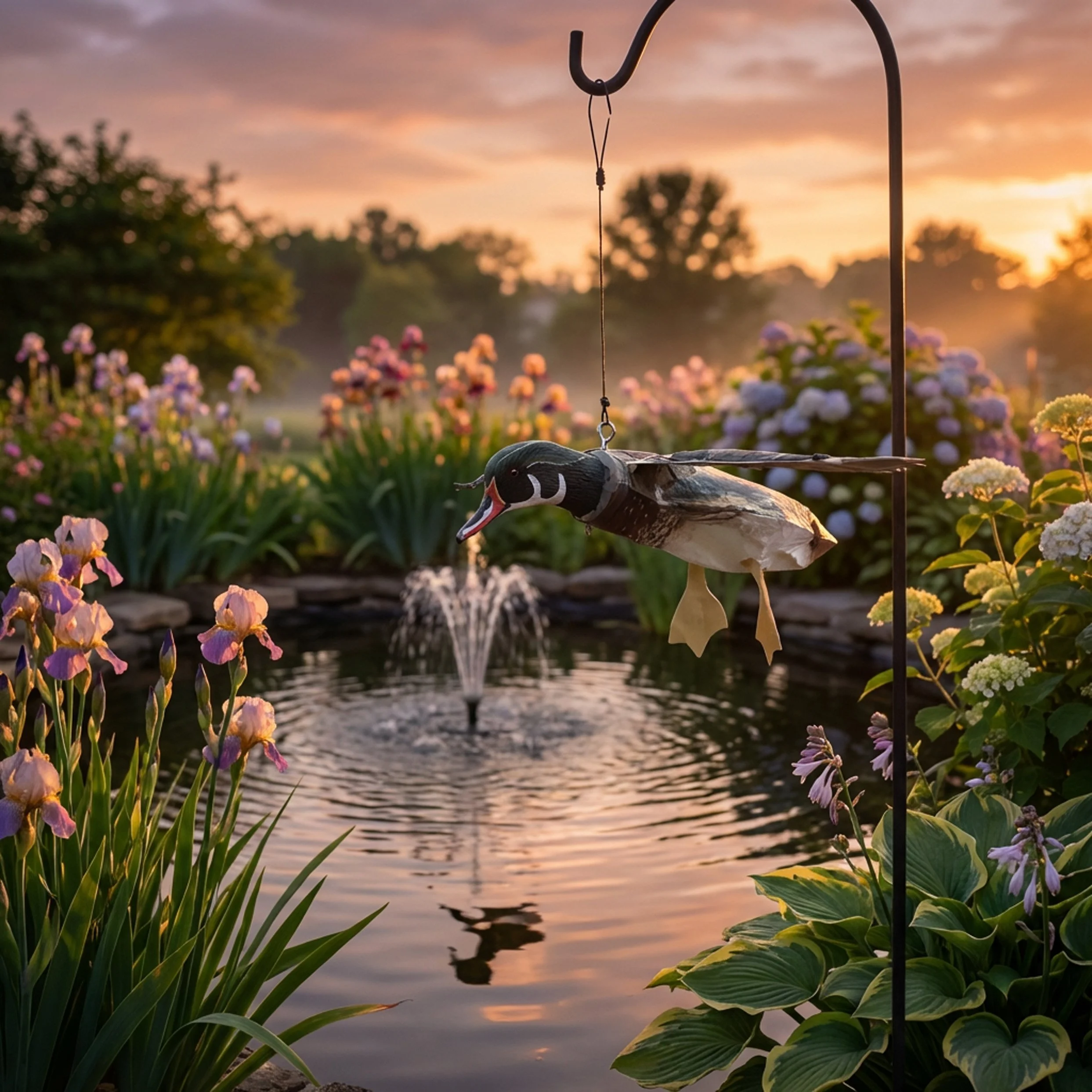 Wood Duck_spray fountain.jpg