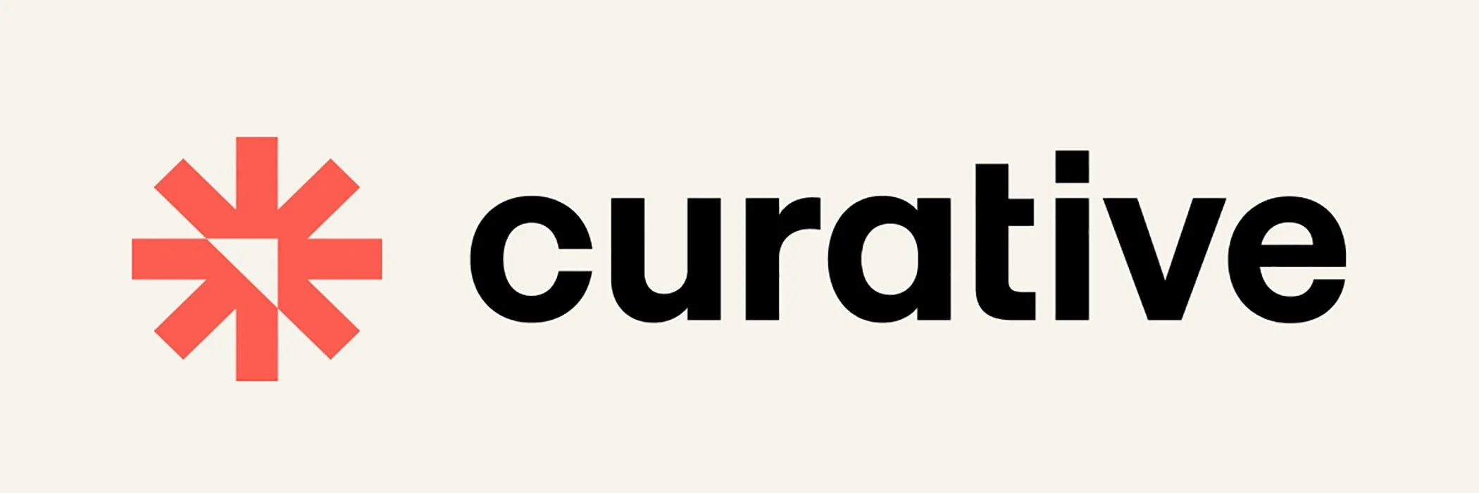 Cultivе logo with a coral geometric star symbol and black lowercase lettering on an off-white background