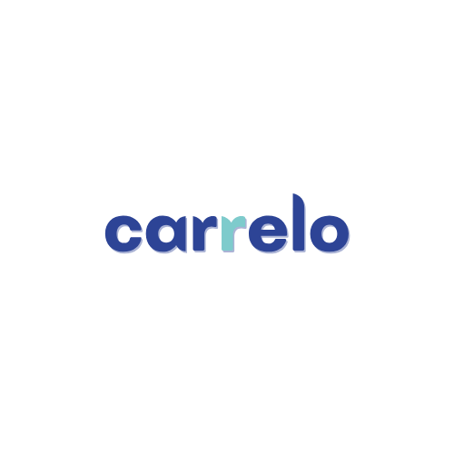 Logo du groupe Carrelo avec un symbole graphique en haut et le mot 'carrelo' en dessous.