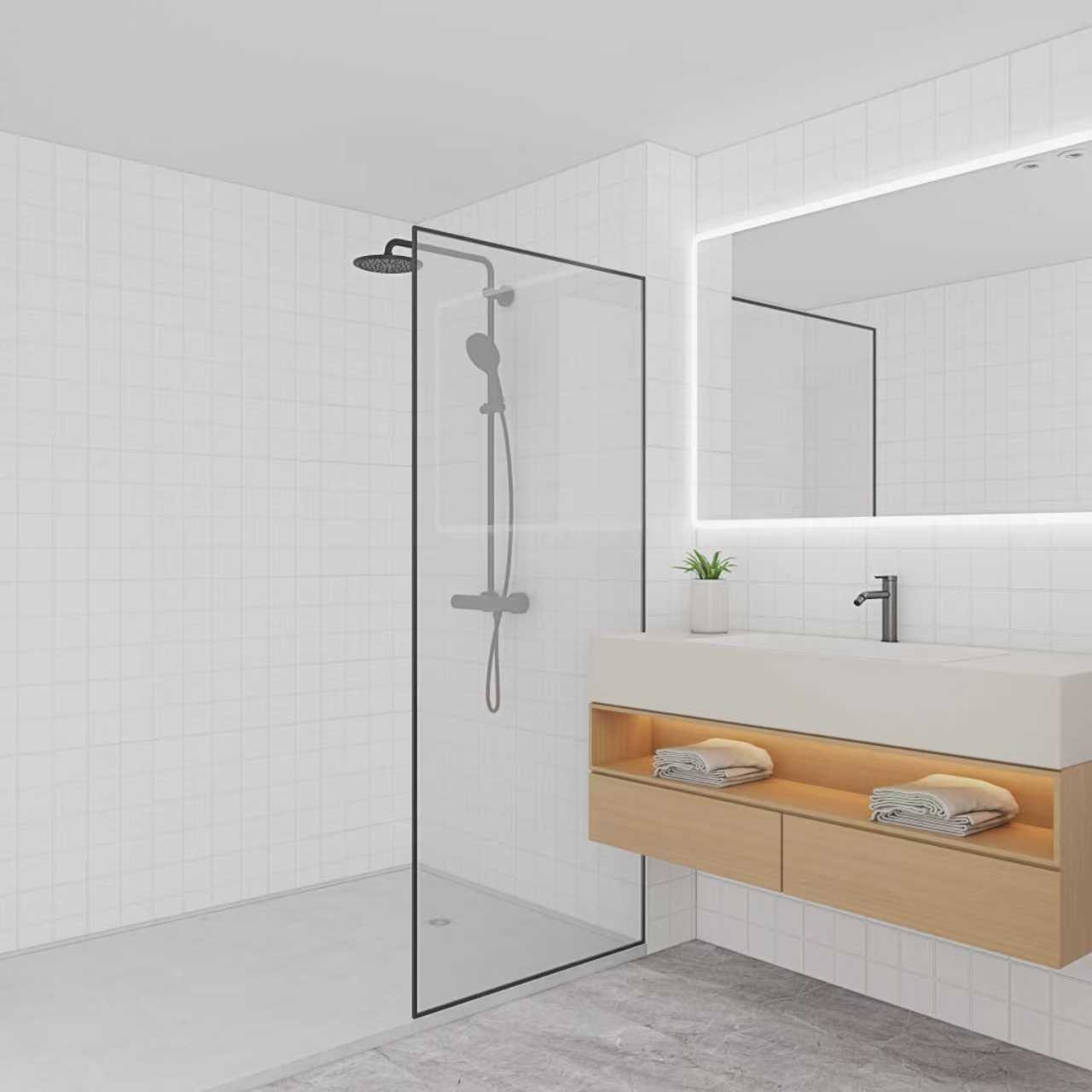 Carrelo 600x900x8 mm - Finition Faïence Blanche - CAR10x10BL