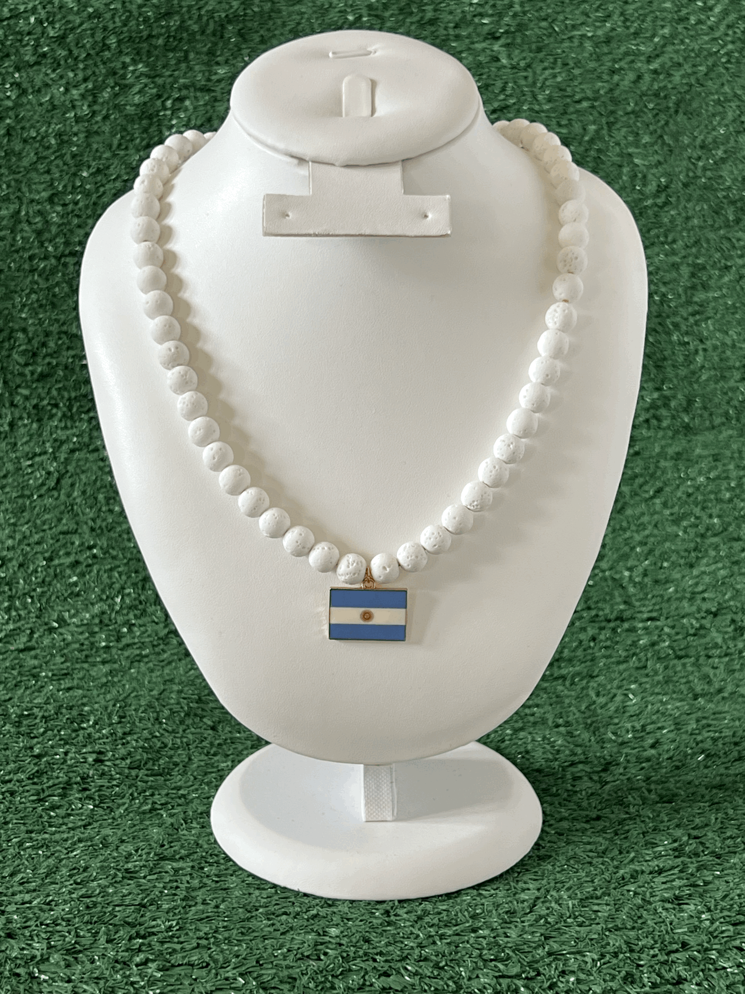 The Albiceleste Game Day Beaded Necklace