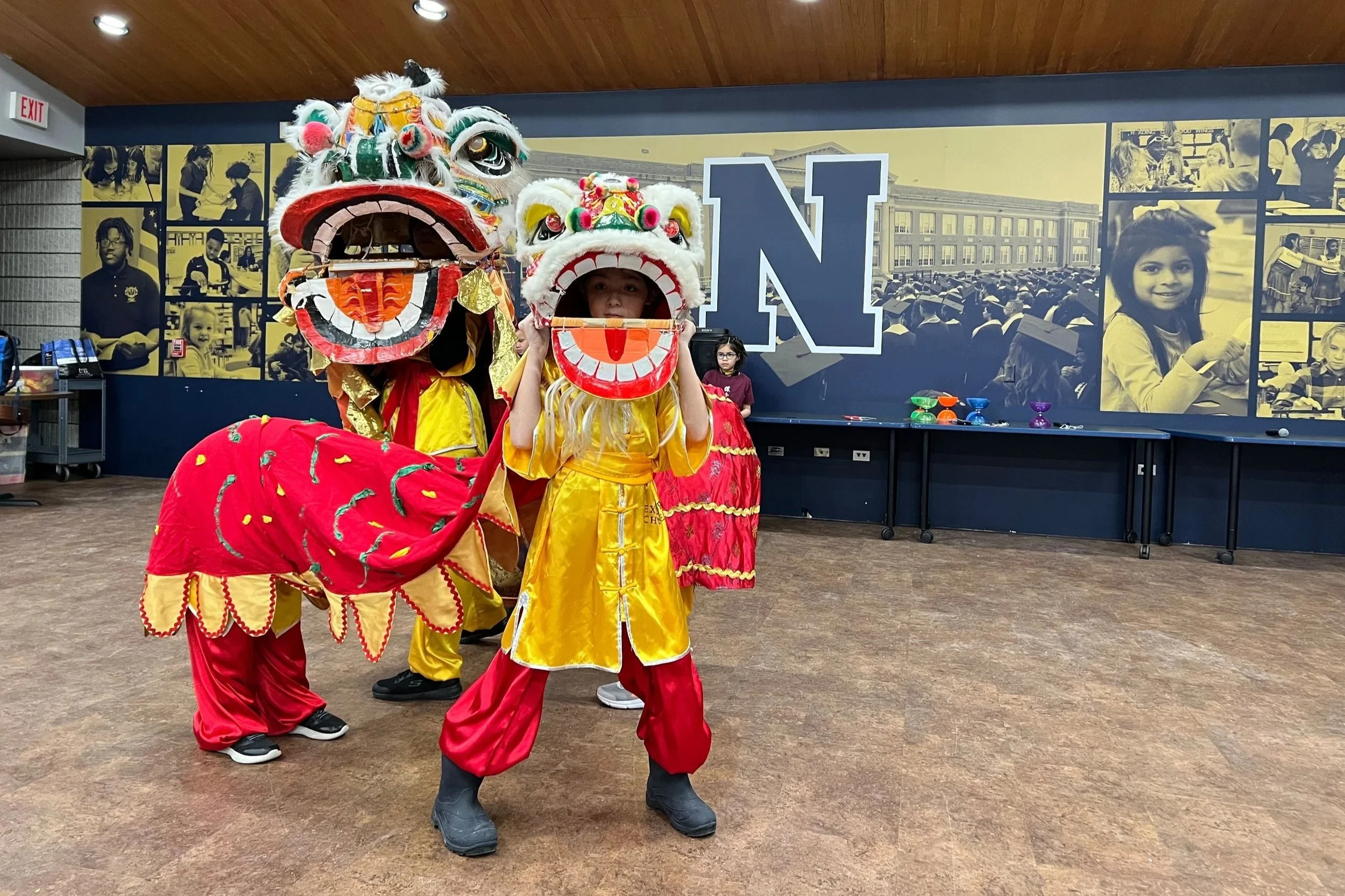 Mid-Hudson Language Center Performance with Young Children in Dragon Costume