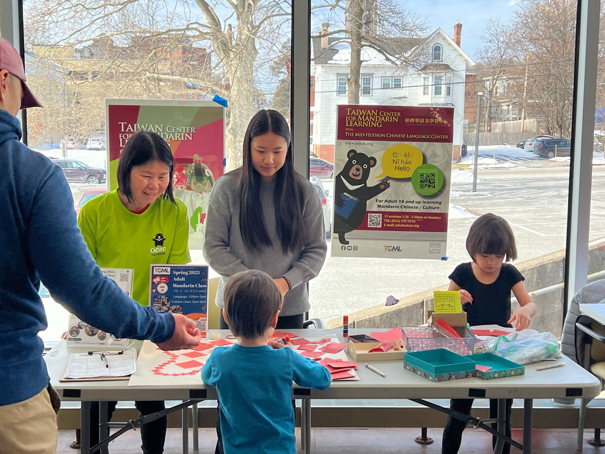 Mid-Hudson Chinese Language Center volunteer at an event