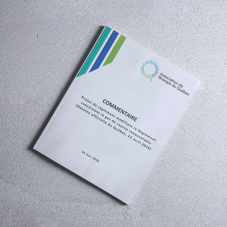 Commentaire sur le projet de règlement sur le gaz de source renouvelable