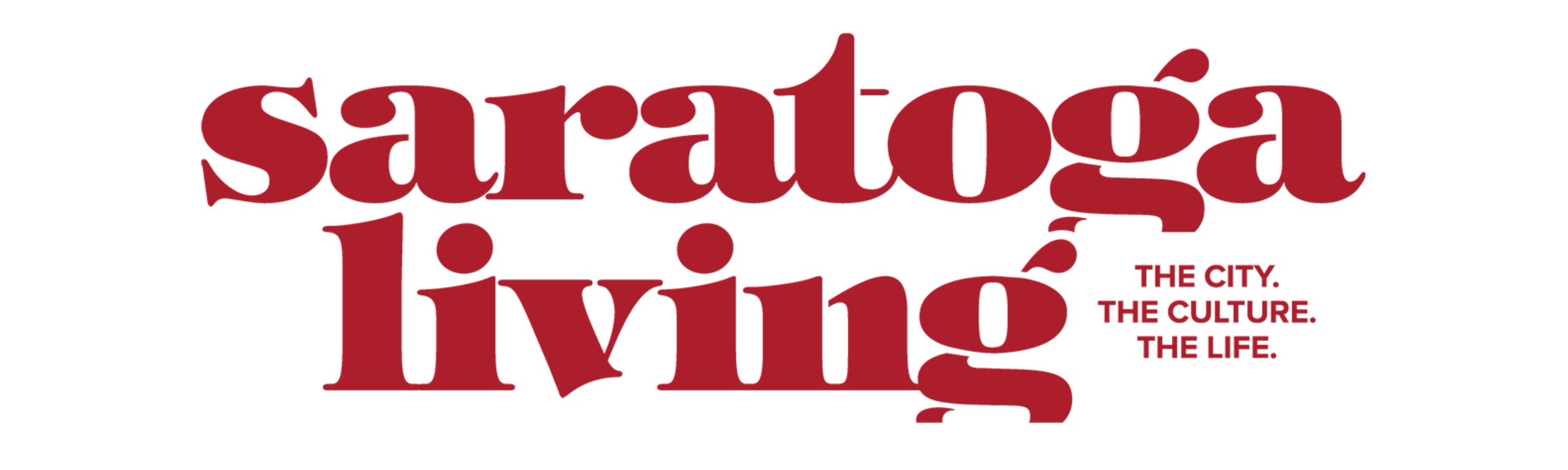 Text graphic with 'Sargodha living' in large red letters and the tagline 'The city. The culture. The life.' in smaller red text.