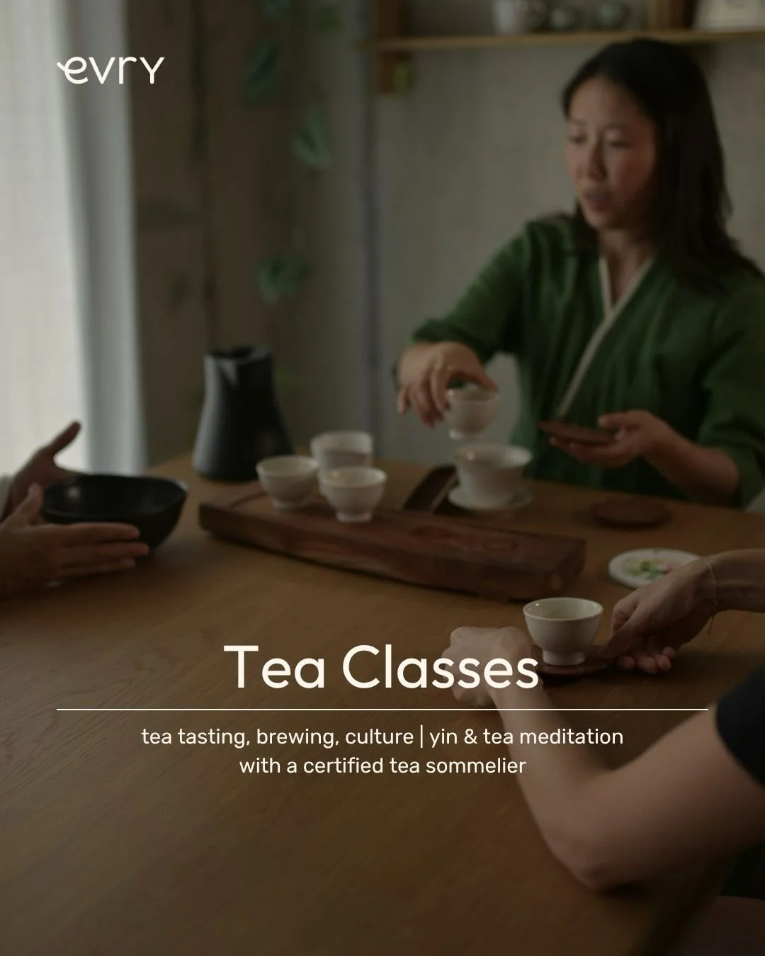 First tea tasting class this Sunday, Sept 13th! ✨

Join our tea classes led by our certified Tea Sommelier, Diana.

Tea Tasting, Brewing &amp; Culture
🗓 Every Other Sunday | 🕒 14:00 &ndash; 15:30

Yin &amp; Tea Meditation
🗓 Wednesdays | 🕒 12:15 &