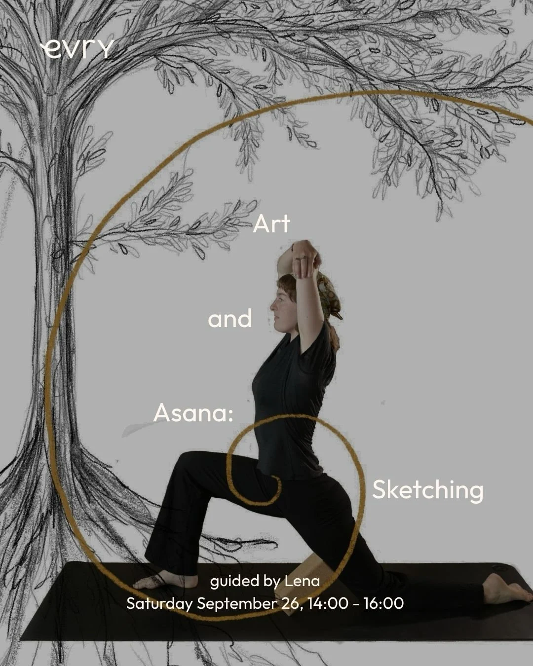 🕊️ EARLY BIRD price until TODAY 14.09!

Join Lena for a unique two-hour journey connecting art and asana together.

🧘&zwj;♀️ Hour 1: Movement &amp; Breath
A practice grounded in sacred geometry and bodily proportions that uncovers our inner scaffol