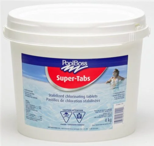 PoolBoss Super-Tabs Chlorinating Tablets 6KG