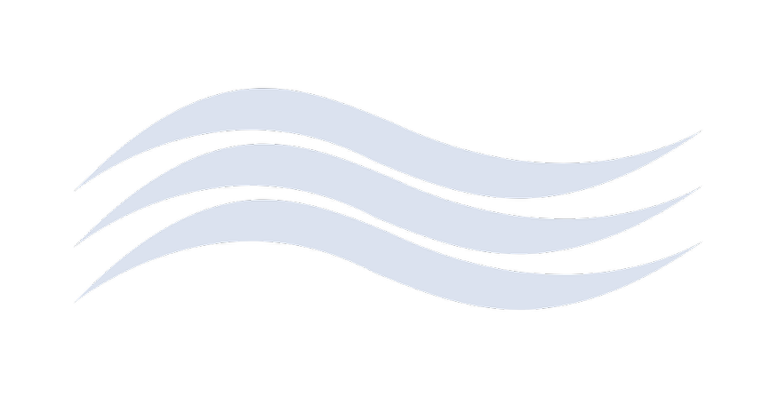 Four wavy white lines on a black background.
