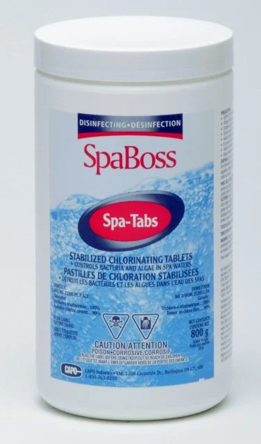 SpaBoss Chlorine Tabs 800GM