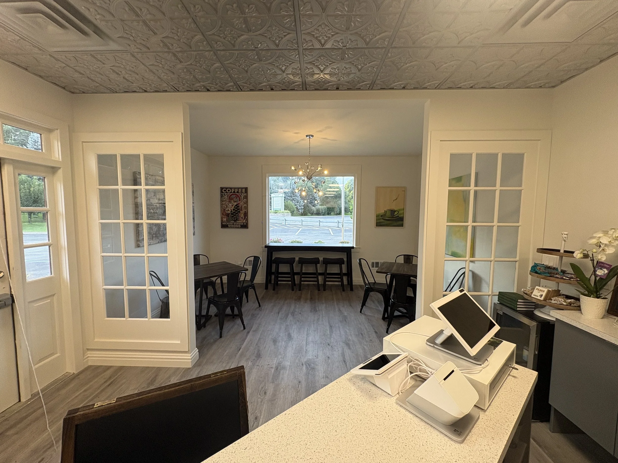 There's plenty of room to meet your friends at Bean Bank Coffee