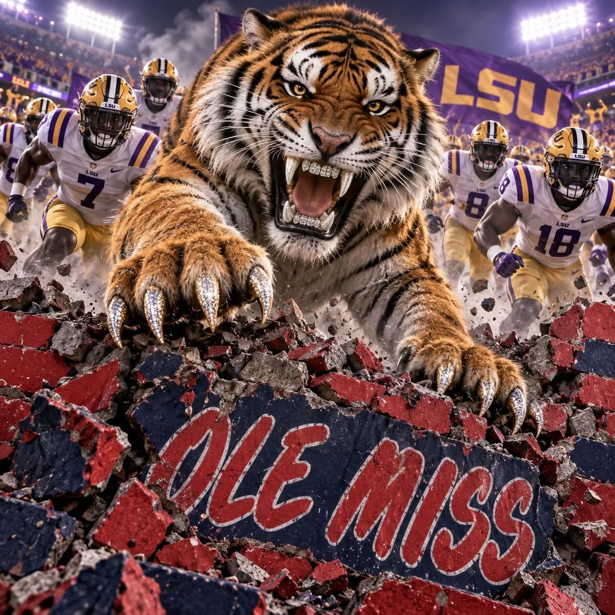 Once again it&rsquo;s on! Lezzzz GEAUXXXX!!!! 
#lsufootball