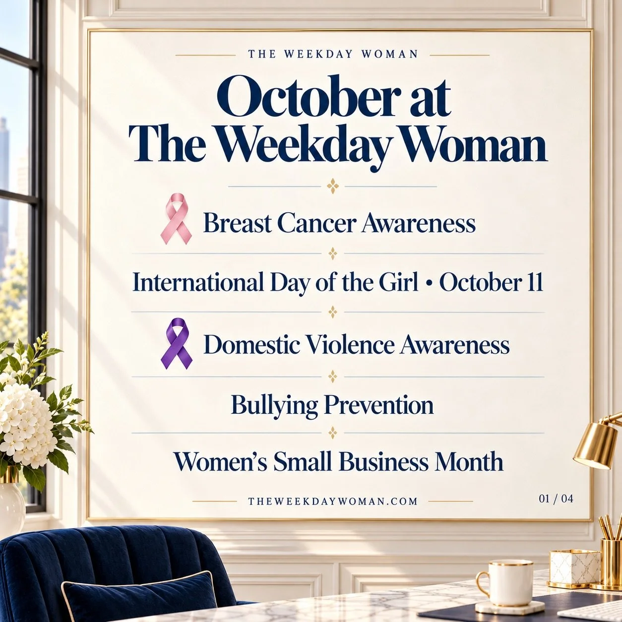What&rsquo;s happening this Oct. @weekdaywomanhq | Come join the community - TheWeekdayWoman.com 

#workingwomen
#workingmom
#podcastsforwomen