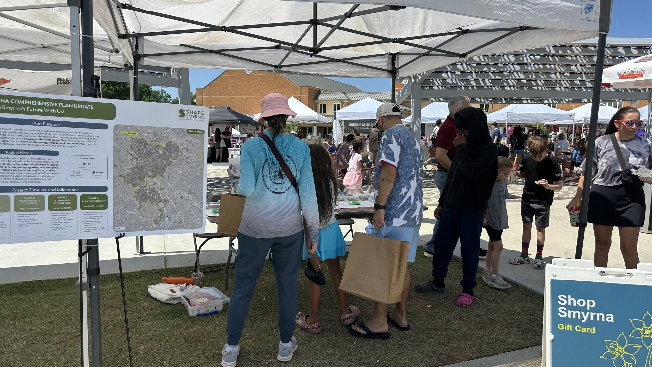 This is a photo of people participating in an activity at the Jonquil Festival