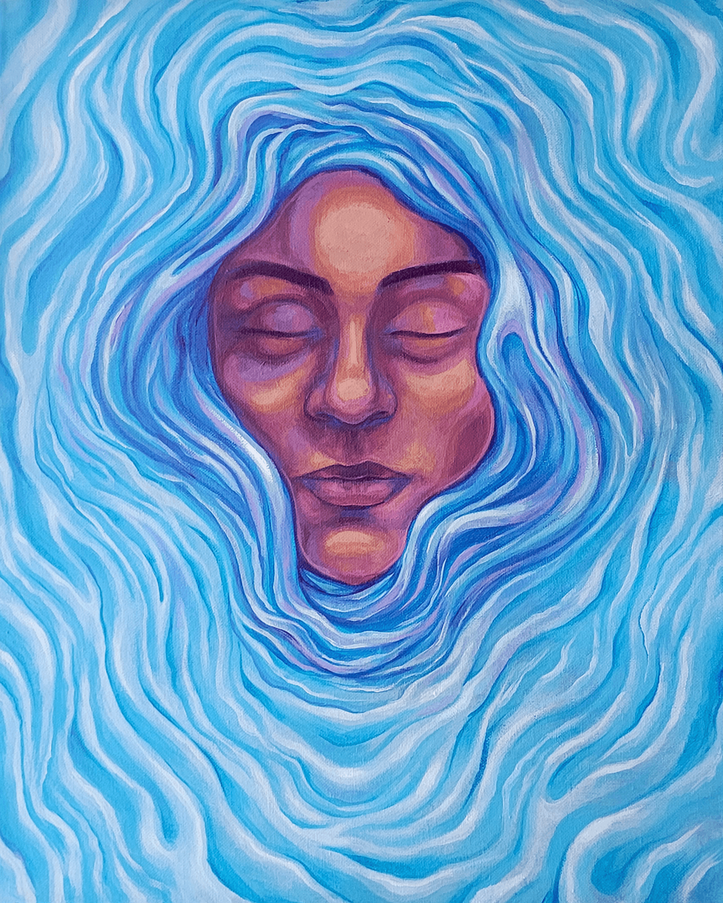 Shrouds, 2023, 16x20"