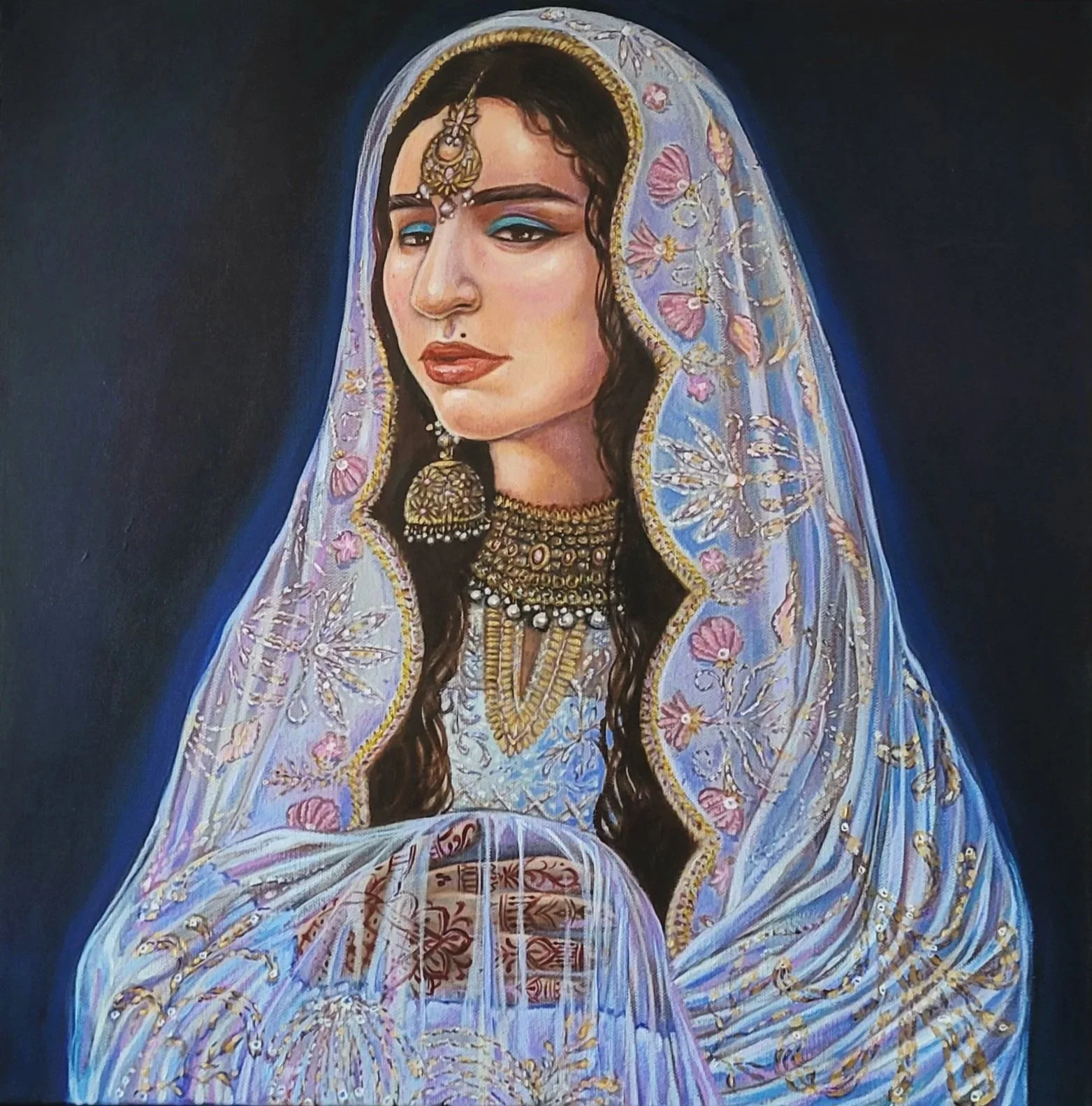 Someone New, 2026, 24x24"