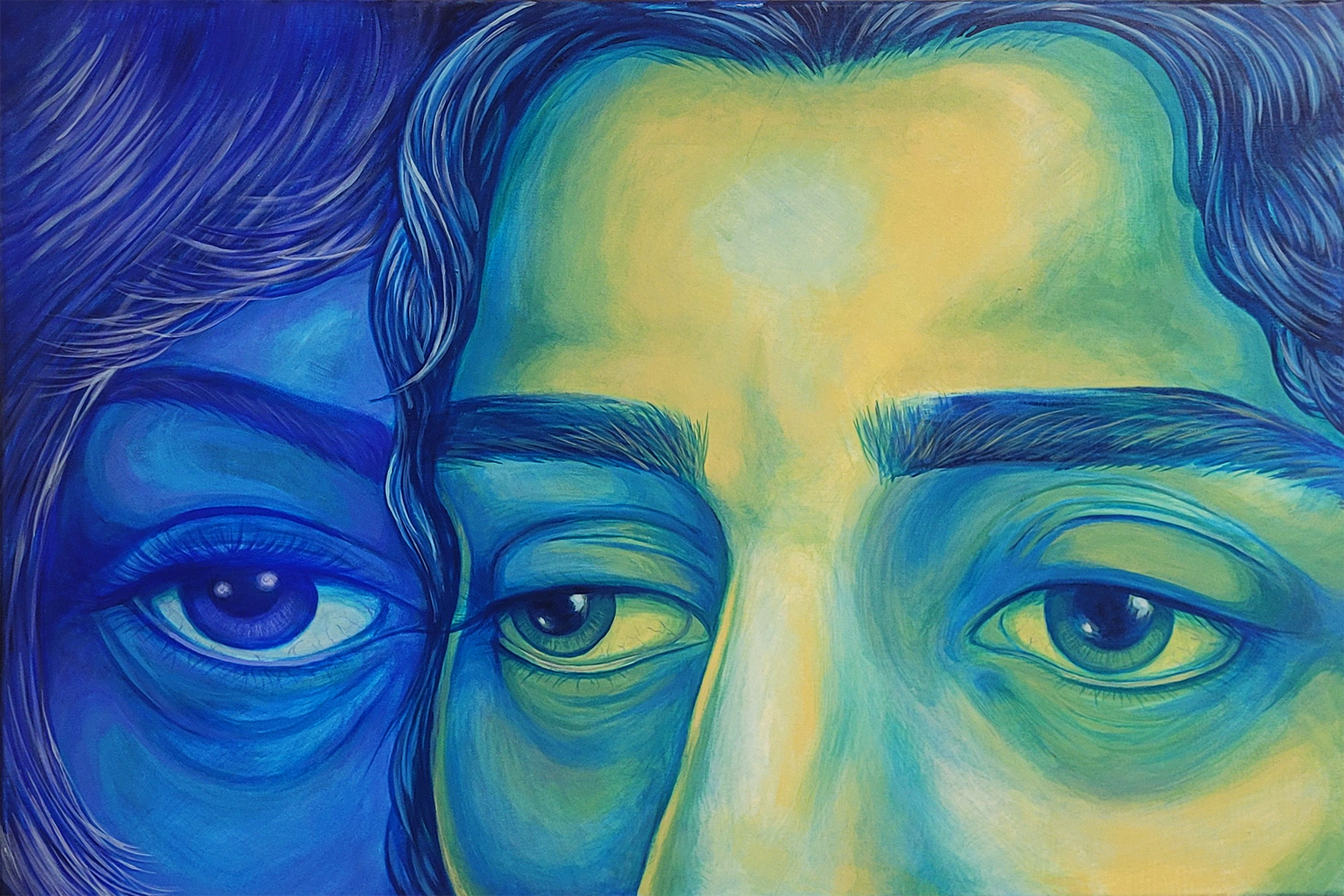 Gazing, 2024, 36x24"