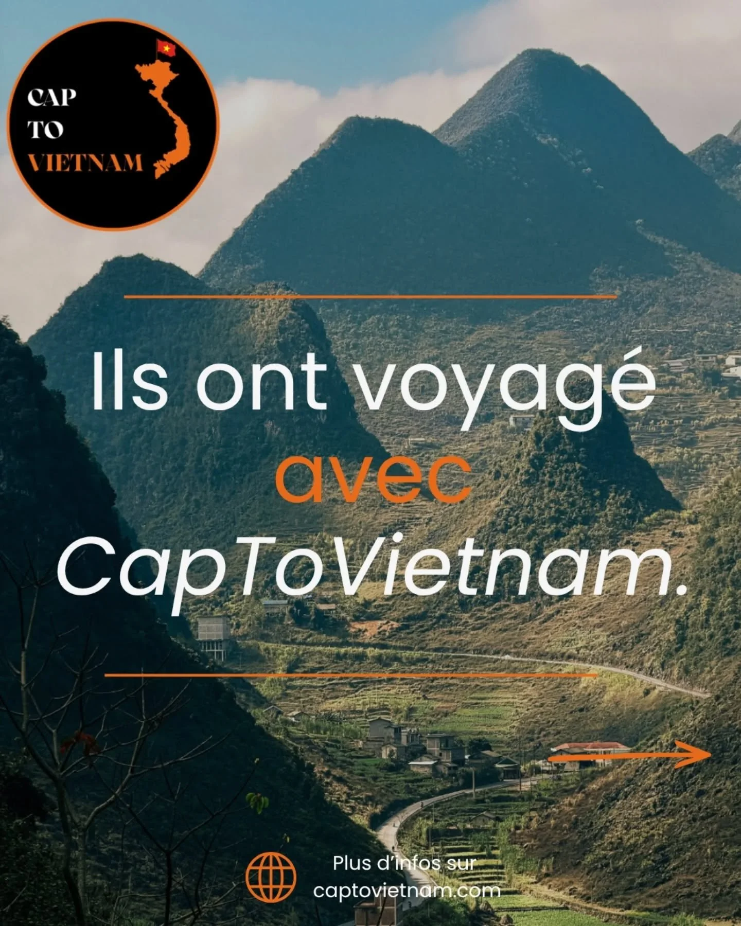Il y a 2 mois, je lan&ccedil;ais CapToVietnam avec une id&eacute;e simple :
Aider les gens &agrave; vraiment vivre le Vietnam. 🇻🇳

Depuis, j'ai accompagn&eacute; mes premiers voyageurs dans la pr&eacute;paration de leur voyages, accompagnement sur 