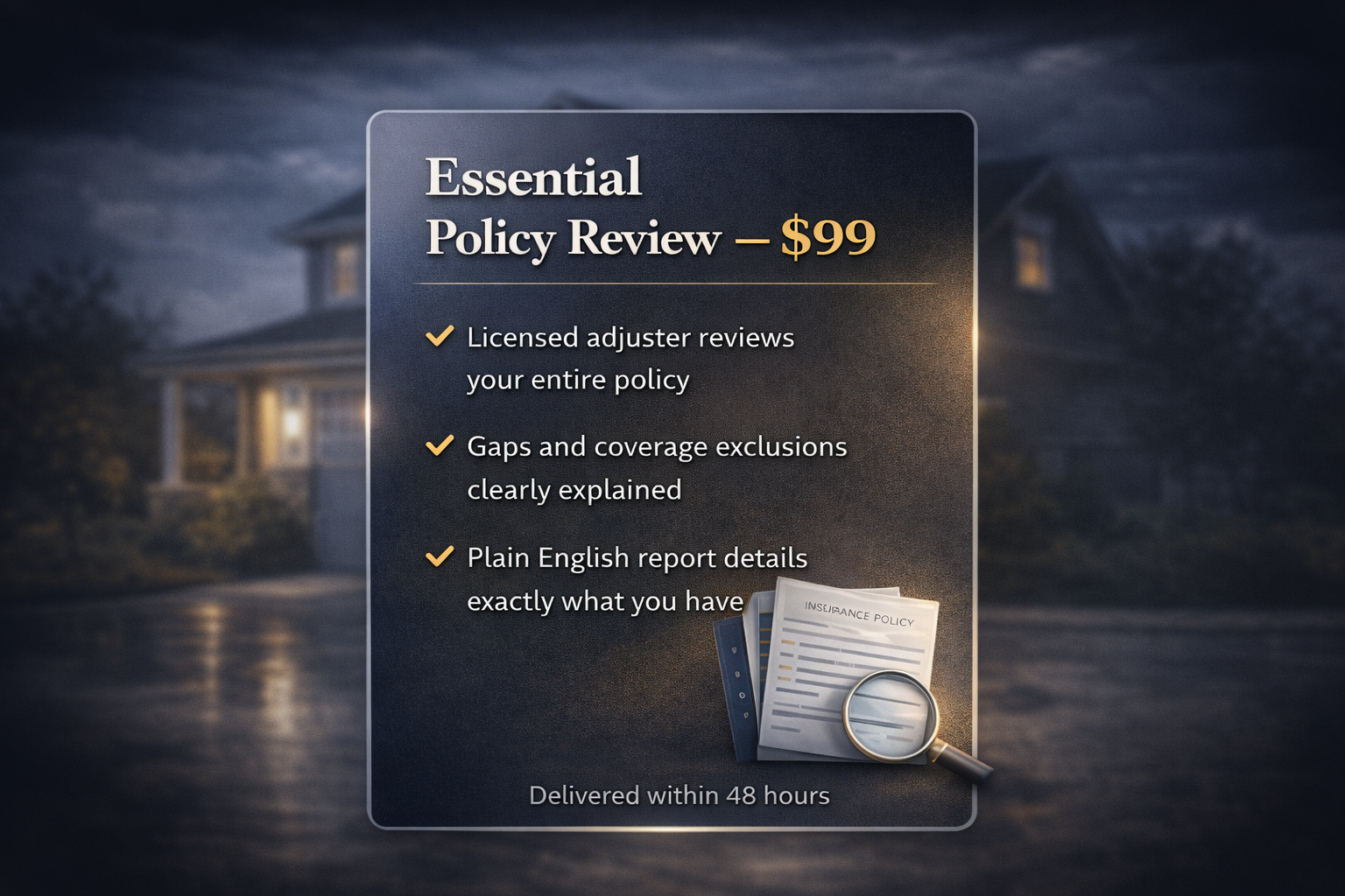 Essential Policy Review — $99