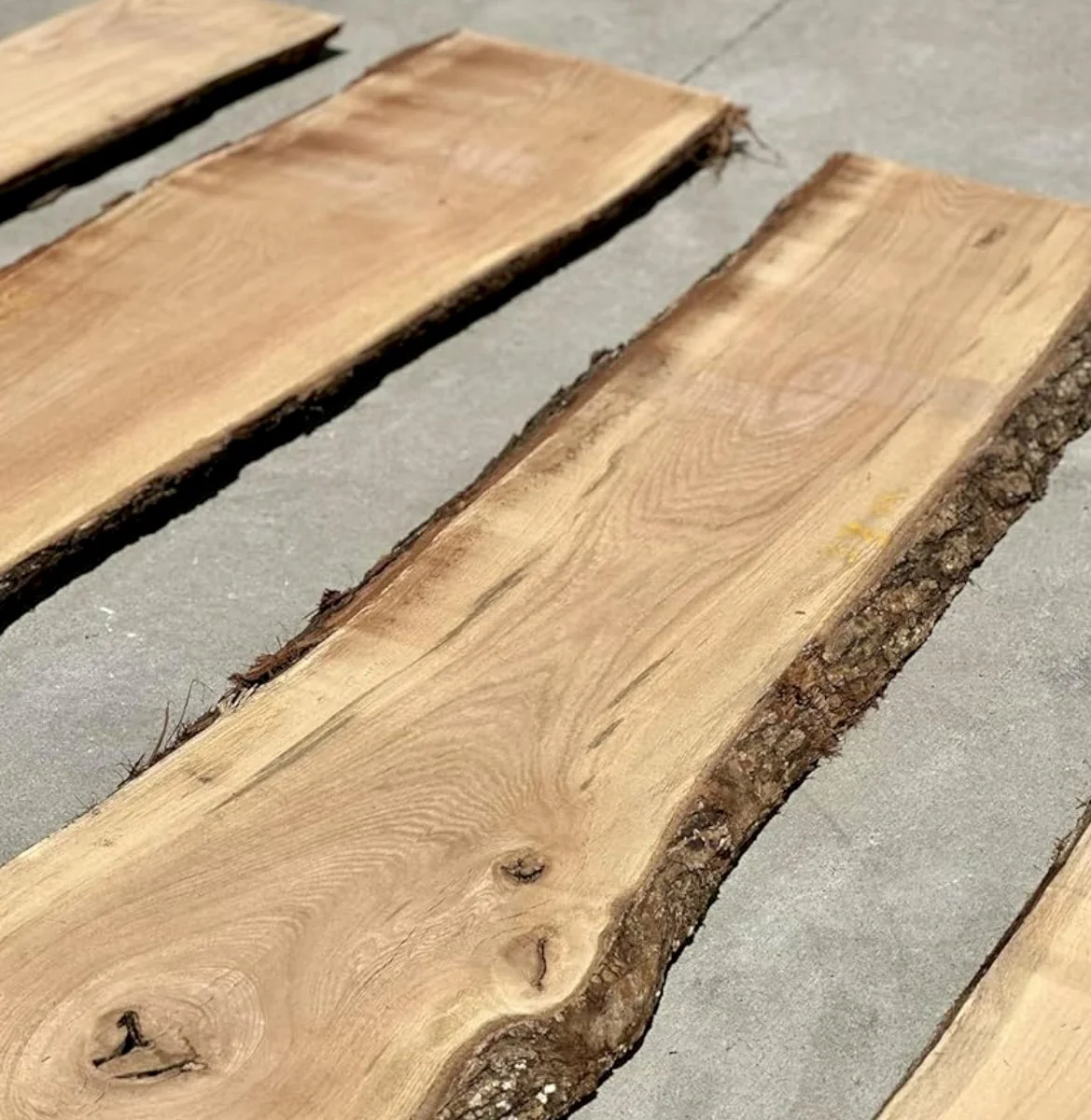 live edge wood slabs