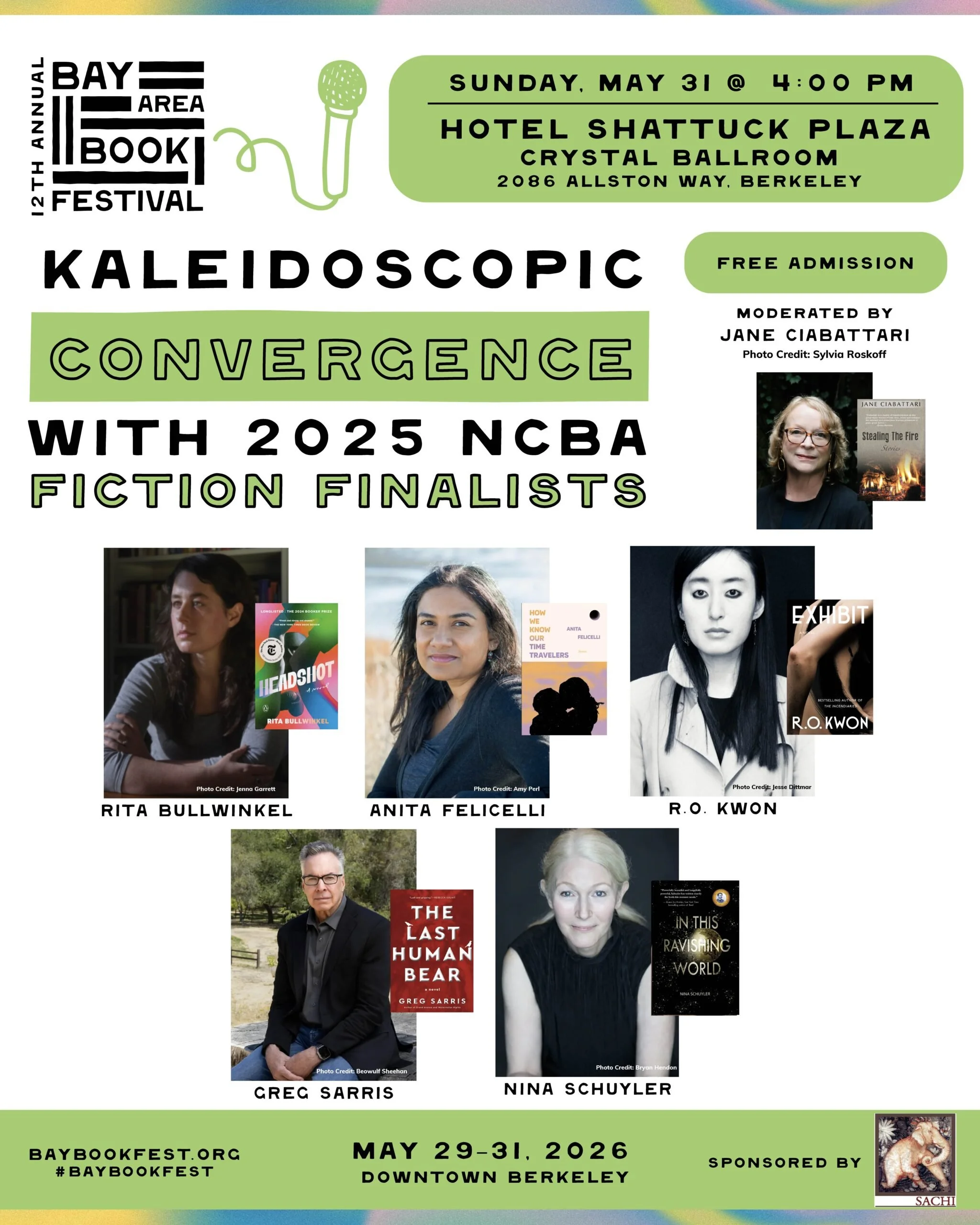 Bay Area Book Festival: NCBA Fiction Finalists Panel