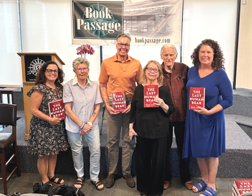 Shelf Awareness features a photo of Greg Sarris at Book Passage as its "Image of the Day"