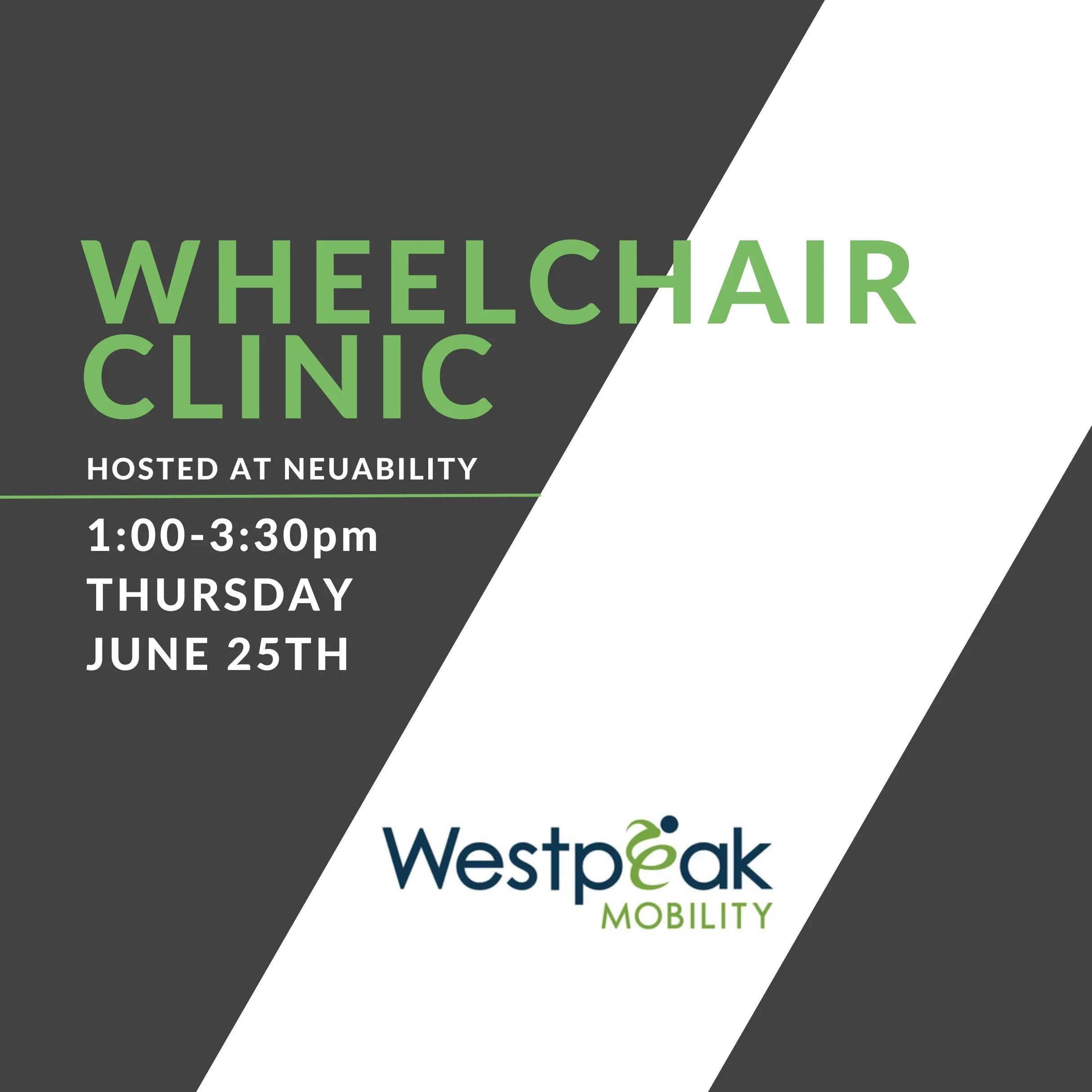 Westpeak Mobility Wheelchair Clinic