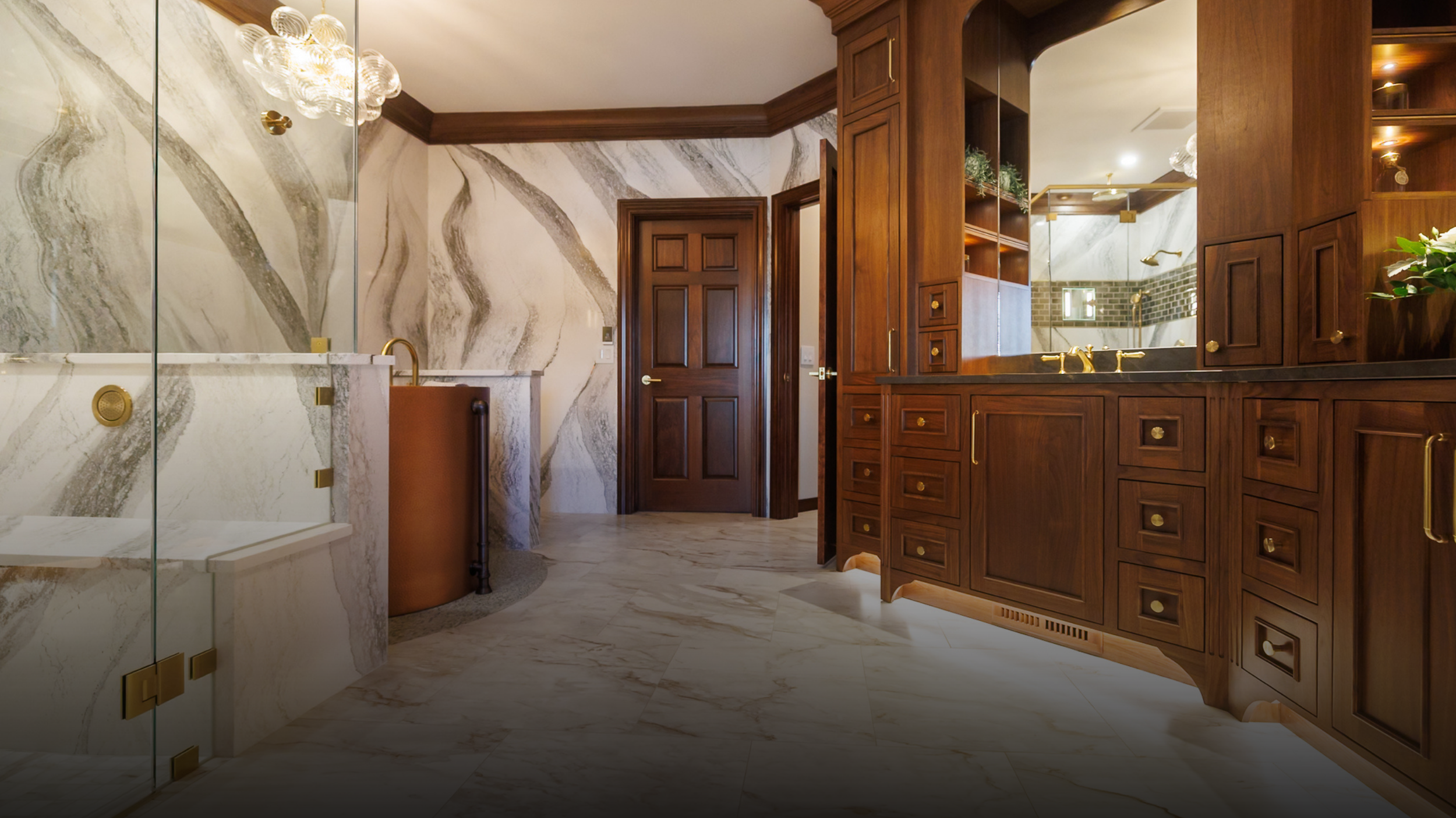 The Modern Tuscan Estate Bath