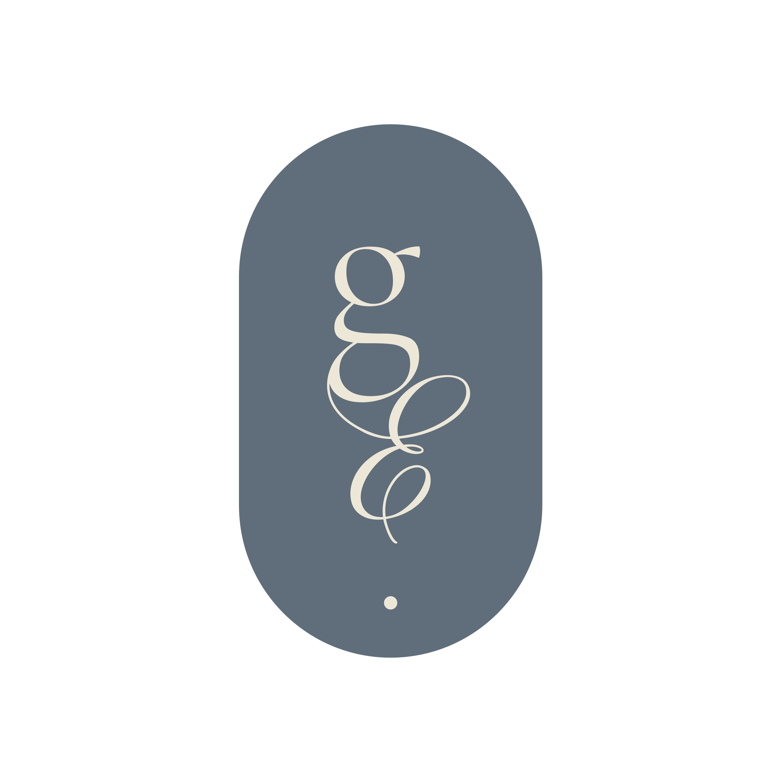 Google logo with a large gray G and white 'g' in the center.