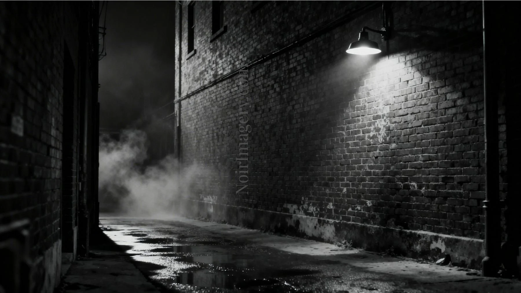 No one knows what lies ahead when you turn the alley.