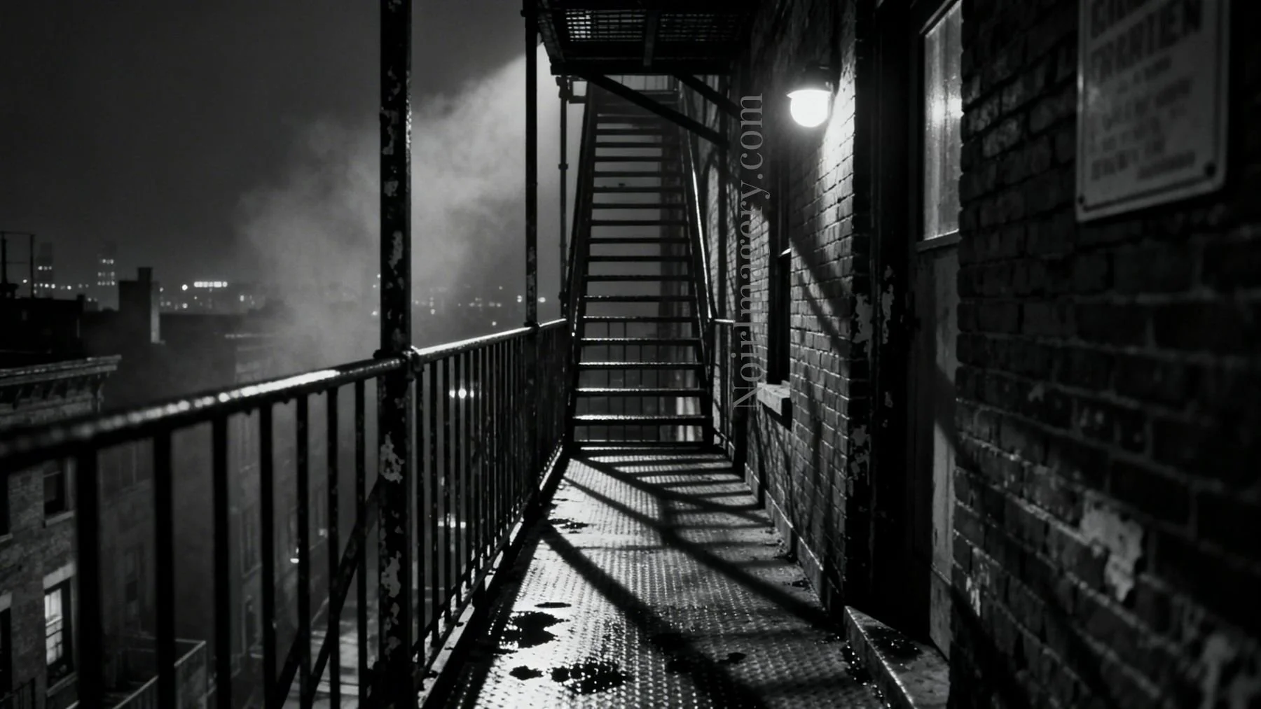 Fire escape walk toward the stairs, will it be up or down