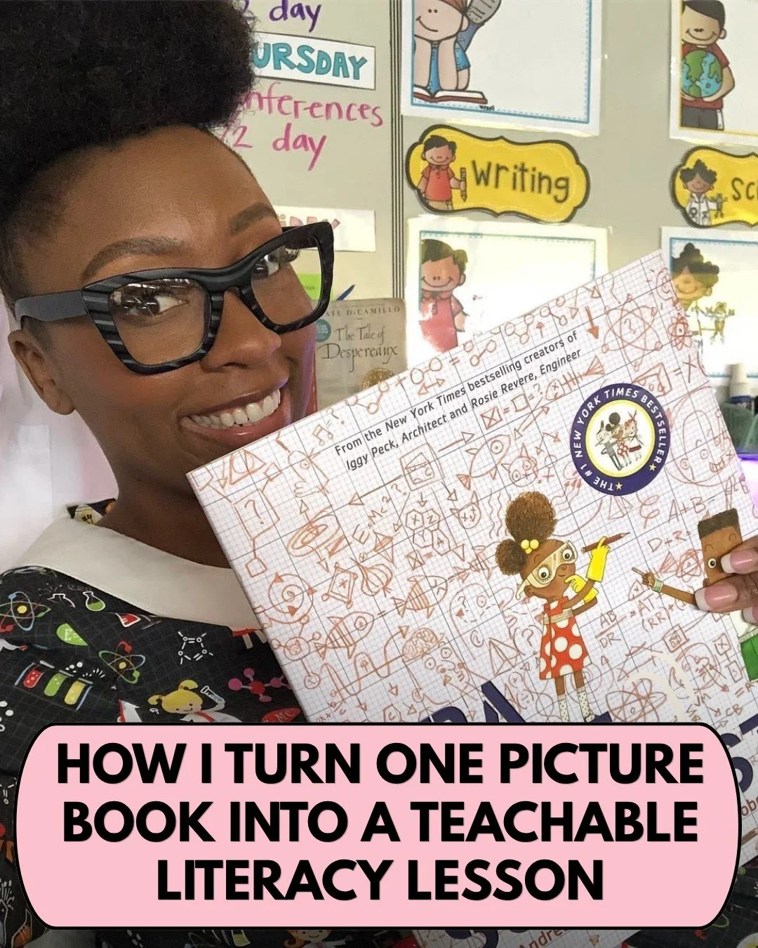 Most picture books never become real instruction.

They get read once, maybe paired with a worksheet, and then teachers move on.

But a strong picture book can carry your whole literacy block if you know how to teach from it.

This is the exact proce