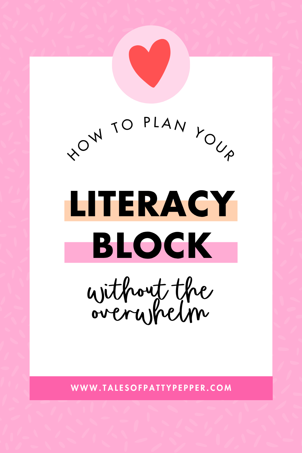 How to Plan Your April Literacy Block Without Losing Your Mind