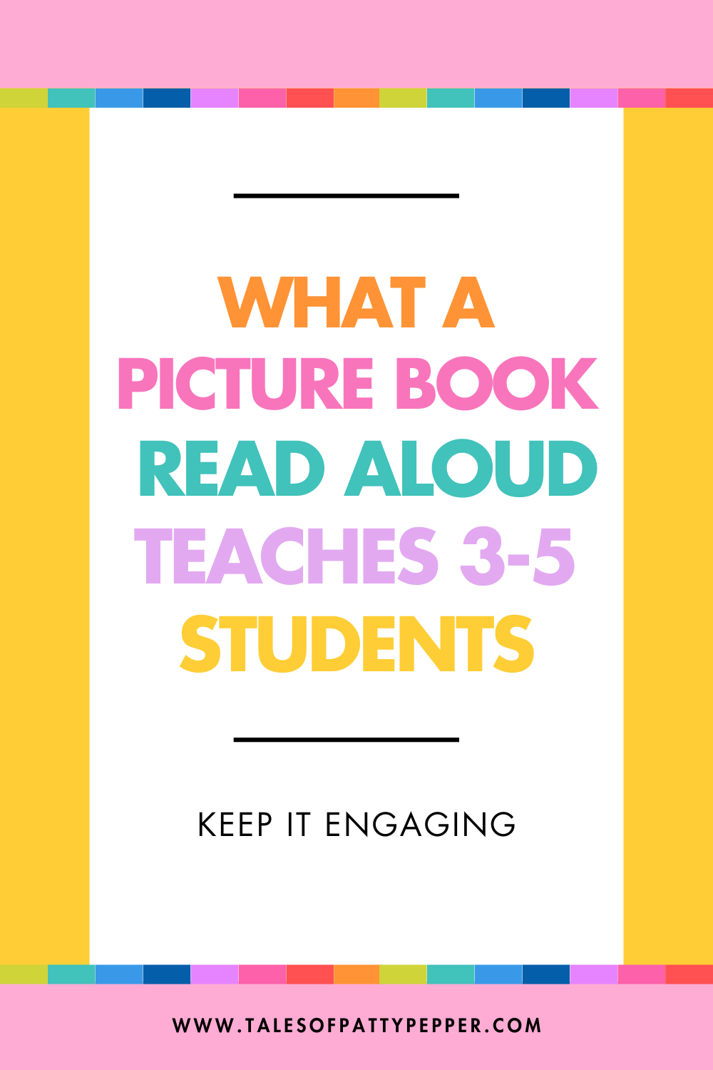 What a Picture Book Read-Aloud  Teaches Grades 3–5 Students