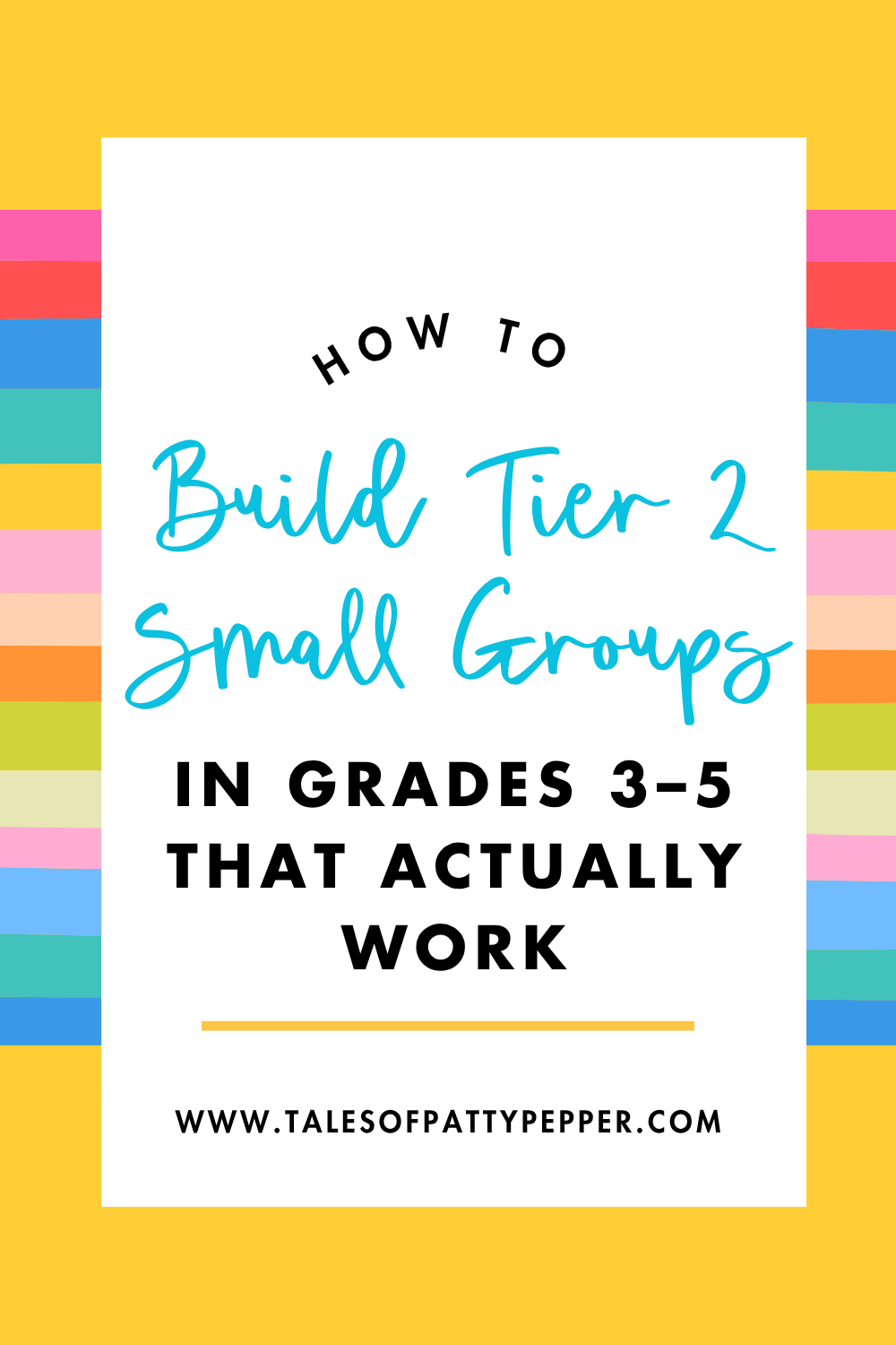 How to Build Tier 2 Small Groups in Grades 3–5 That Actually Work