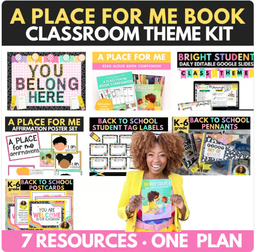 A Place for Me Bundle | Book Companion, Bulletin Board Kit, Decor & Digital Set