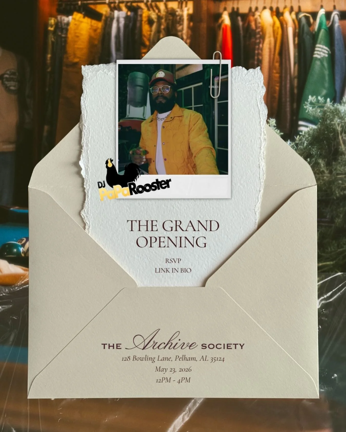 3 days until we open the doors to The Archive Society.

Join us for an unforgettable afternoon of fashion, music, community, exclusive giveaways, and curated experiences &mdash; hosted by Funmi Ford @funmiford with sounds by DJ Papa Rooster @djpaparo