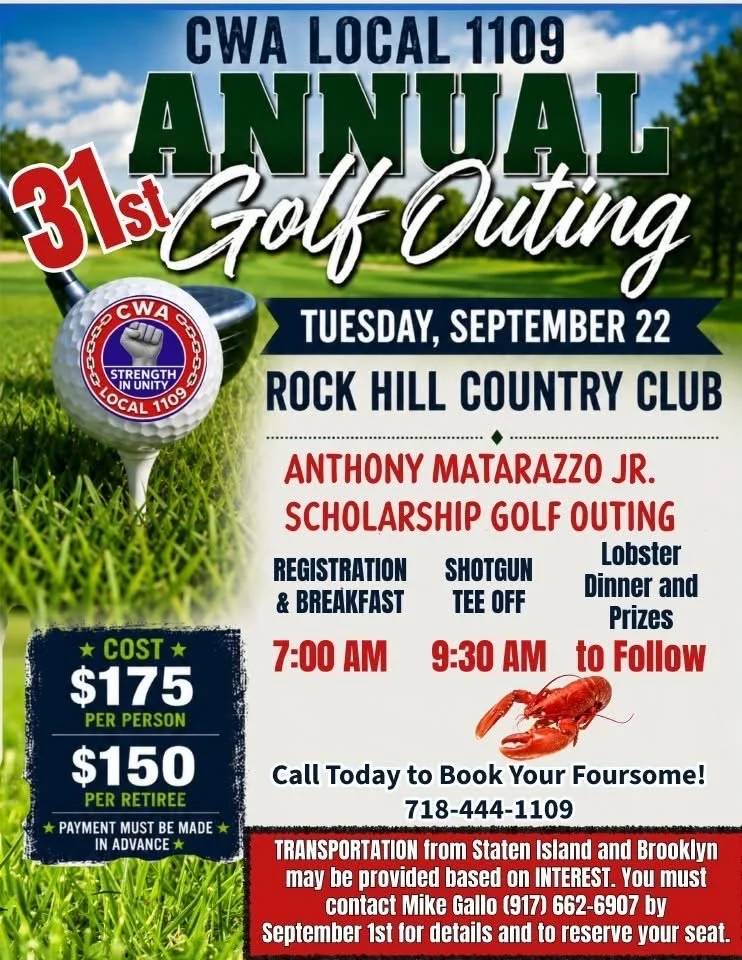 Join us for our Annual Golf Outing!