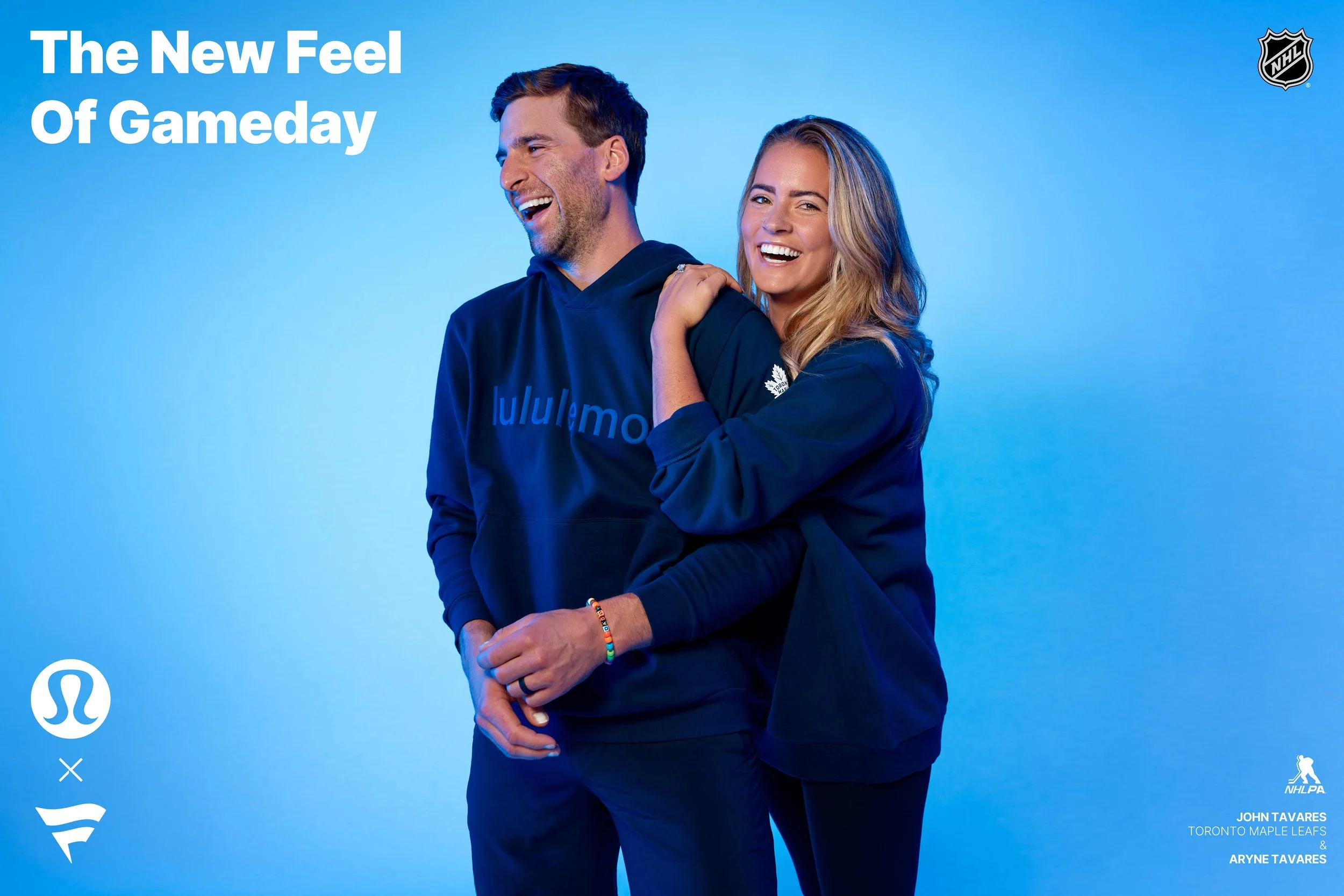 John Tavares for Lululemon x Fanatics, shot by Nick Kova